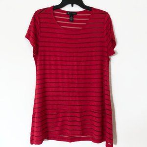 Short sleeve striped shirt ✿